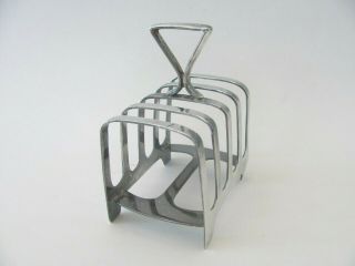 Antique James Dixon & Sons Silver Plated Toast Rack England 2