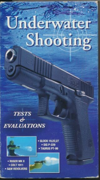 Underwater Shooting Tests & Evaluations Great For Pool Parties Vhs Rare