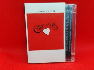 The Carpenters - A Song For You (1972) Cassette Rare (vg, )