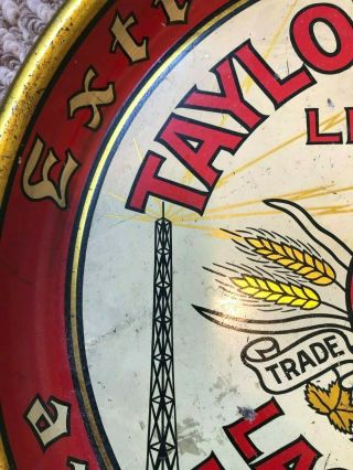 Taylor and Bate Extra Stock Ale,  Rare Canadian Tray,  Canada 13 inch 3