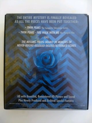 Twin Peaks The Entire Mystery 10 - Disc Blu - ray Set - Rare OOP USA Limited Edition 3