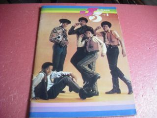 Rare Michael Jackson Five 5 1973 Japan Tour Program Brochure Ticket Stub