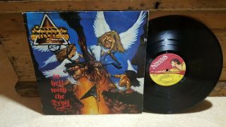 Stryper To Hell With The Devil Vinyl Lp Record Pressing Rare