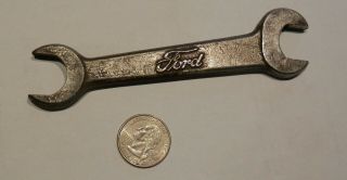 Ford Script Vintage Open End Wrench 3/4 " & 11/16 ",  Antique Old Tool