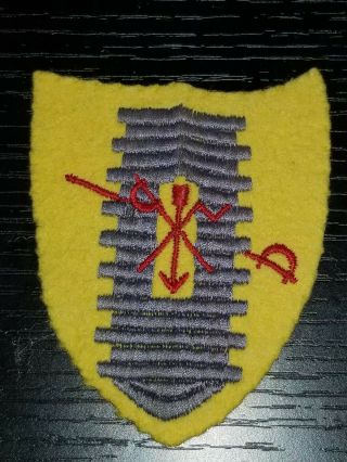 Rare Wwii Us Army 4th Acr Armor Cavalry Regiment Wool Patch