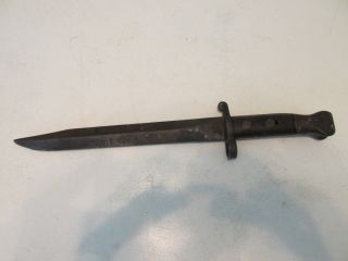 Antique Wd Vr S Military Wood Handle Bayonet 14 " Long