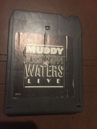 Muddy Mississippi Waters Live Rare 1979 Chicago Blues 8 - Track Cassette Tape