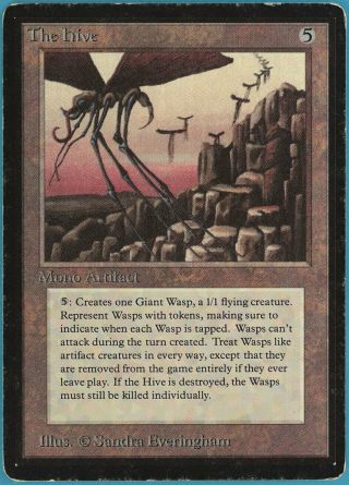 The Hive Beta Heavily Pld Artifact Rare Magic Mtg Card (id 52971) Abugames