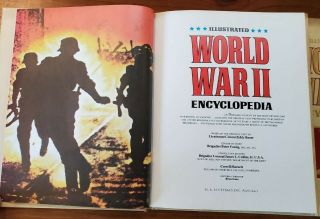 EXTREMELY RARE TRUE Complete 28 VOLUME SET Illustrated WORLD WAR II Encyclopedia 3