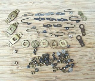 Good Selection Of Clock Ratchet Wheels With Clicks And Click Springs Etc