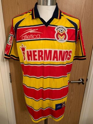 Rare Atletica Monarcas Morelia 1998 Home Football Shirt Jersey Maillot Size M