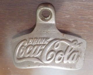 Vintage Antique Coca - Cola Wall - Mount Bottle Opener Starr X Pat 