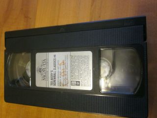 Tex Avery Screwball Classics Volume 1 & 4 MGM/UA VHS Christmas rare pop 3