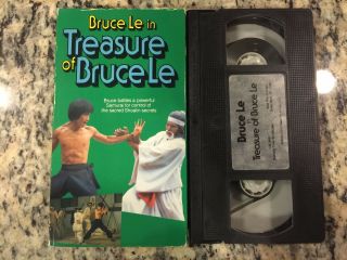 Treasure Of Bruce Le Rare Oop Vhs 1979 Martial Arts Action Karate Classic Epic
