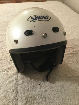 Vintage Shoei Rj - 101v Helmet Open Face