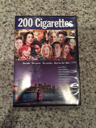 200 Cigarettes Dvd Rare Oop Paul Rudd,  Christina Ricci,  Ben Affleck,  Kate Hudson