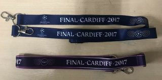 Champions League Final Cardiff 2017 Mens & Womens Lanyard Package - Very Rare