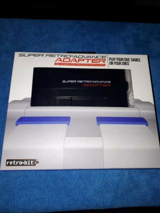 Retro Bit Advance Gba Perfect Rare - Plays Gameboy Advance Games On Snes