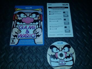 Game & Wario Nintendo Wii U Game Complete Rare - Fast