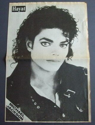 Michael Jackson Rare Tr Poster Turkish Soccer 51164