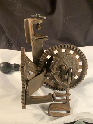 Antique Apple Peeler By Hudson Parer Co Patent 1882