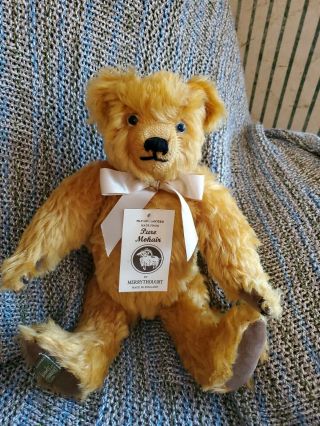 Merrythought Old Harrod’s Exclusive Mohair Bear - Signed & Limited Ed 792/1000