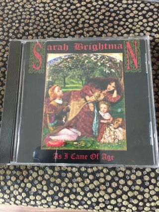 Sarah Brightman - As I Came Of Age - Rare Cd - 12 Tracks