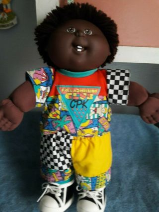Cabbage Patch Kids Doll Cpk Club Admission African American Boy