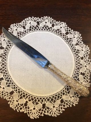 S.  Kirk & Son Sterling Repousse Carving Knife