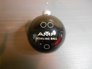 VINTAGE RARE AMF PLASTIC BOWLING BALL CHRISTMAS ORNAMENT COIN BANK 2