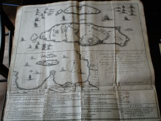 French Riviera - Isles Of St.  Margrite & St.  Honorat,  Map Dated Ca: 1637,