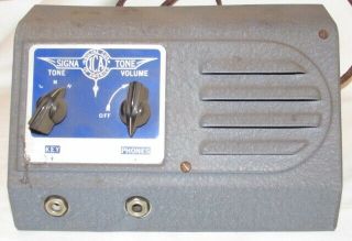 Antique Signa - Tone Ica Audio Telegraph Speaker Receiver Oscillator Morse Code