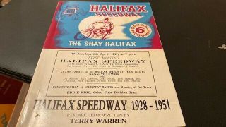 Halifax Dukes - - Speedway - - - 1928 - 1951 - - - Book - - - By Terry Warren - - Rare