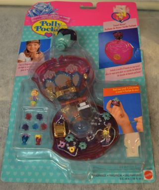 Rare Vintage Bluebird 1996 Polly Pocket Sweet Roses - Sparkle Surprise,  Newipack