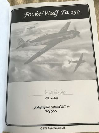 The Focke - Wulf Ta 152 - Thomas H.  Hitchcock - Monogram / Eagle Editions - RARE 2