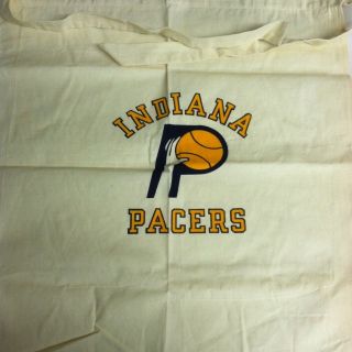 Rare 1970s Indiana Pacers Aba Large 24 1/2 " X 22 " Apron - Very Rare