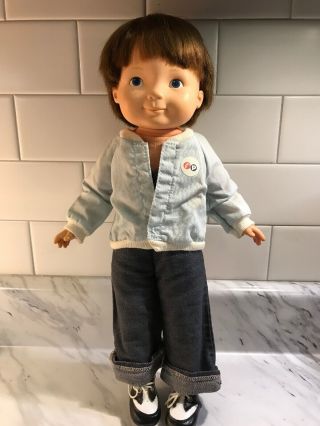 Fisher Price “my Friend Mikey” Boy 1981 Old Vintage Doll Freckles Vinyl Cloth