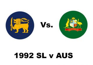 Ultra Rare 1992 Sri Lanka V Australia 1st Test Cricket Vhs Video Dvds