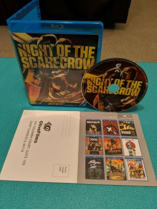 Night Of The Scarecrow (blu - Ray,  1995) Rare Oop Horror