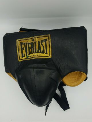 Antique Vintage Everlast Boxing Groin Protector Name On It Is " Creed " Large