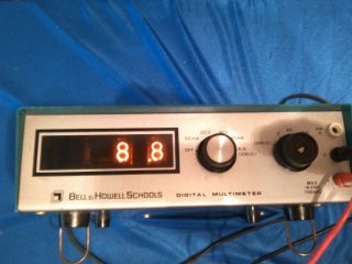 Vintage Heath Imd - 202 - 2 Bell Howell Schools Digital Multimeter