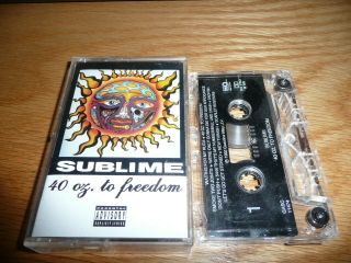 Sublime 40 Oz.  To Freedom Cassette Tape Rare