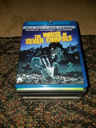 House Of The Seven Corpses (blu - Ray/dvd) Horror Rare Oop Severin Films