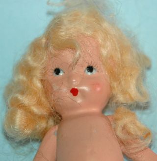 2 Vintage 5 1/2 " Tall 1936 Nasb Nancy Ann Story Book Doll U.  S.  A.  Bisque Jointed