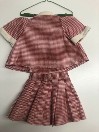 Vintage Terri Lee Red Plaid Outfit 2