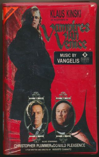 Vampires In Venice Aka Nosferatu In Venice Klaus Kinski Horror Pal Vhs Rare