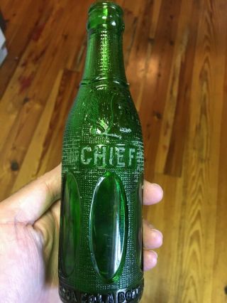 Rare Green Chief Bottle Coca - Cola Aberdeen Mississippi
