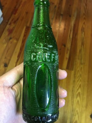 Rare Green Chief Bottle Coca - Cola Aberdeen Mississippi 2