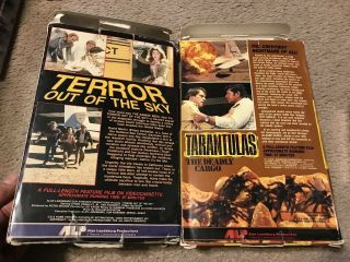 Terror Out Of The Sky Tarantulas Deadly Cargo Vhs Beta USA Big Box Horror Rare 2