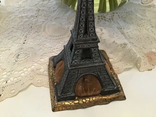 Shabby Antique Vtg Eiffel Tower Pin Cushion Sewing Victorian French